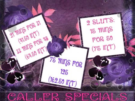 PHONE SEX SPECIALS