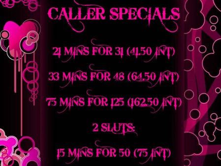 phone sex specials bbw
