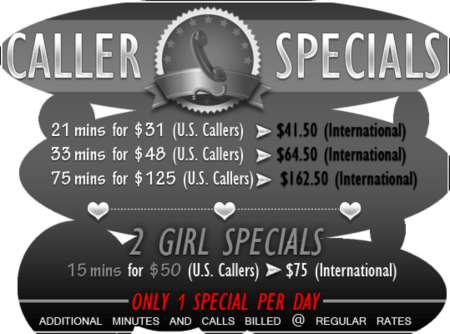 phone sex specials